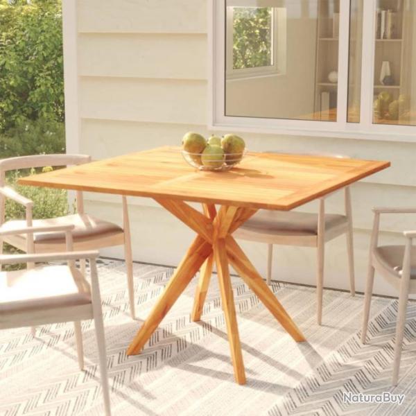 Table de jardin 110x110x75 cm Bois d'acacia solide