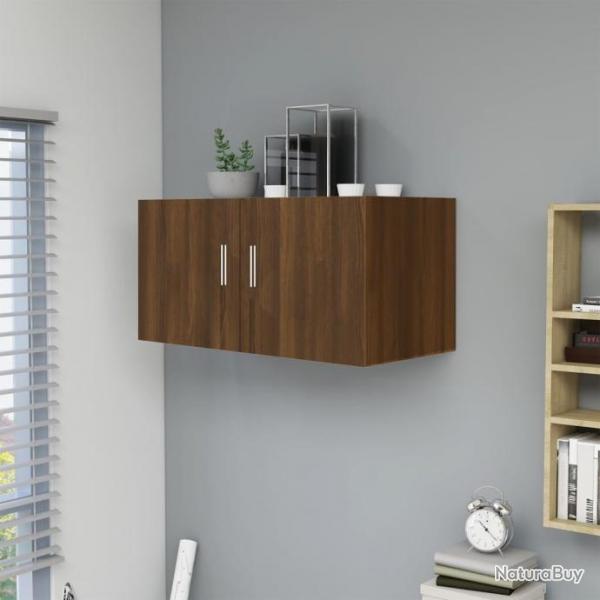 Armoire murale Chne marron 80x39x40 cm Bois d'ingnierie