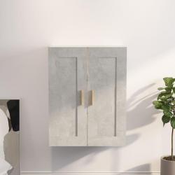 Armoire murale Gris béton 69,5x32,5x90 cm Bois d'ingénierie