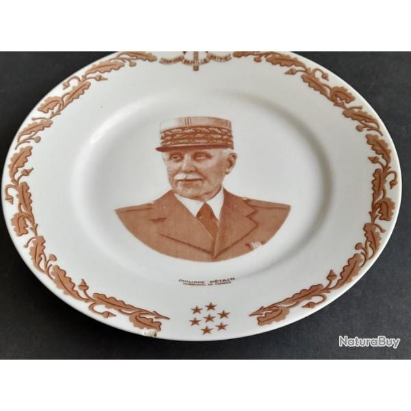 ASSIETTE MARECHAL  PETAIN 1