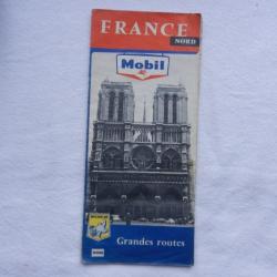 ancienne carte Michelin France Nord 1963 N° 998  publicitaire Mobil