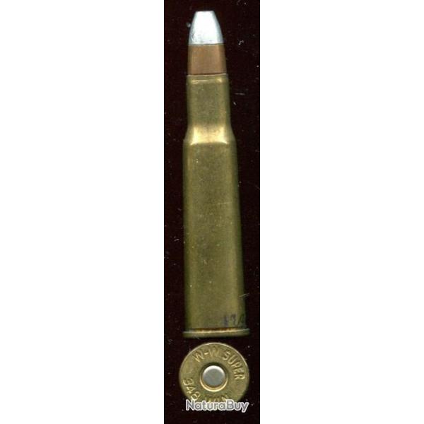 .348 Winchester - balle cuivre pointe aluminum mplate -  WW SUPER