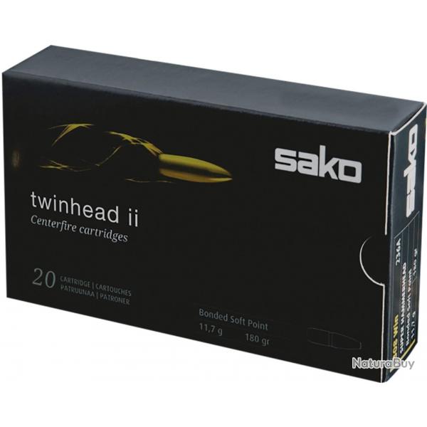 Cartouche Sako Cal.450RIGBY Twinhead II SP 29.2G 450GR