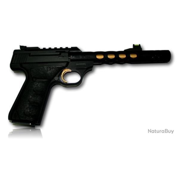 Black Checkered Plastic Grips – Fits Browning Buckmark UFX Pistol – Unbranded Handgun Grip