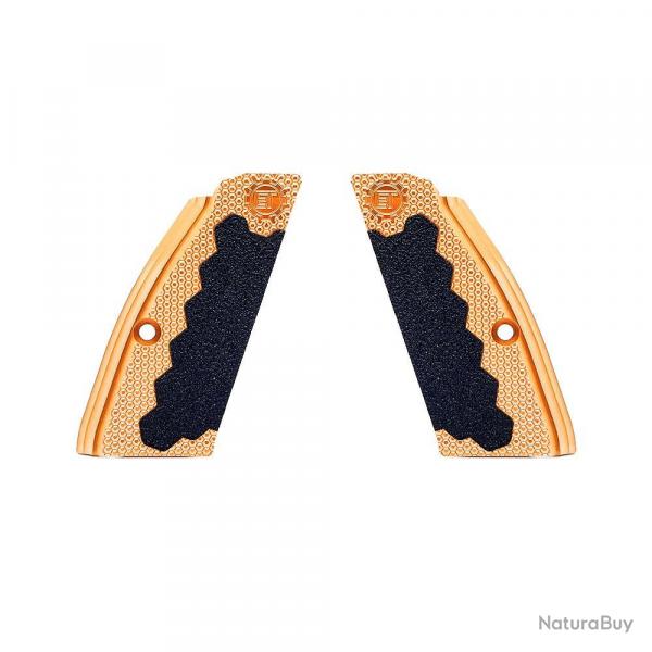 Plaquette LAITON pour CZ 75, CZ 75 TS, CZ SHADOW 2, Epaisseur: M