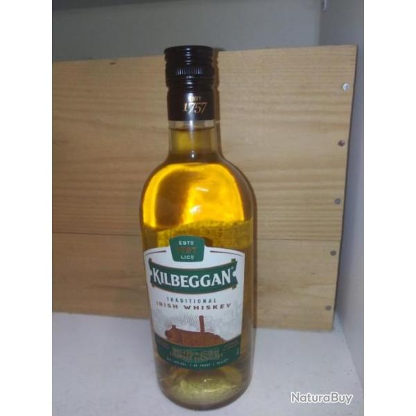 Bouteille Irish Whiskey Traditional - Kilbeggan 40%.