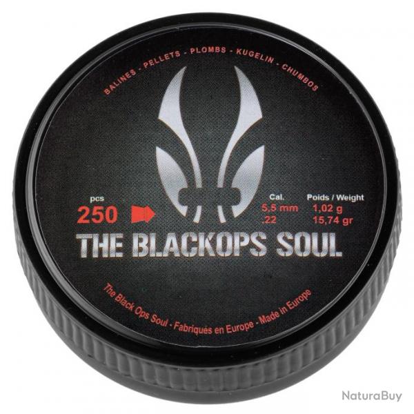 Plombs The Black Ops Soul  tte pointue cal. 5,5 mm