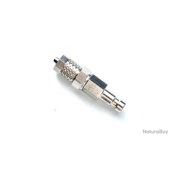 Adaptateur male US vers flexible 4mm-MANCRAFT ADAPTATEUR MICRODURITE MALE VERS FLEXIBLE DE 4MM