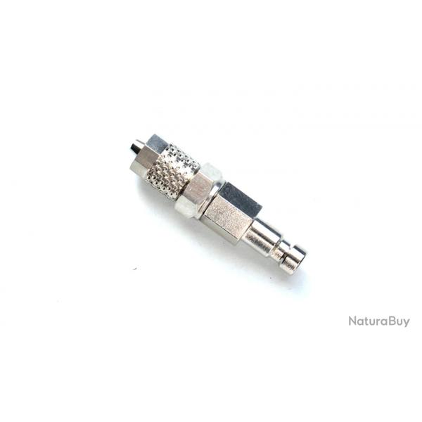 Adaptateur male US vers flexible 4mm-MANCRAFT ADAPTATEUR MICRODURITE MALE VERS FLEXIBLE DE 4MM