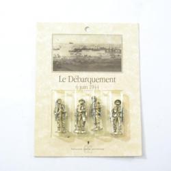 Figurines miniatures collection arts et patrimoine (2000) le débarquement 6 juin 1944, soldat étain