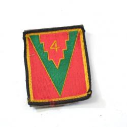 Insigne patch 4e DB 4 division blindée sur scratch, patch de bras Armée Française