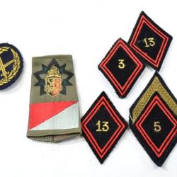Lot patch de bras militaire Armée Française Génie
