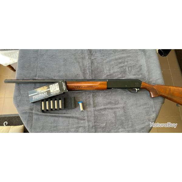 Fusil HUGLU modle 601G semi automatique Calibre 12 "comme neuf" / 7 chockes neufs galement