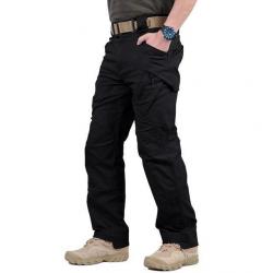 Pantalon Tactique Ultra-Résistant pour Homme Respirant Cargo Militaire Imperméables Chasse Noir Neuf