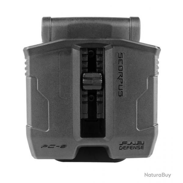 Porte-chargeur double Fab Defense pour glock 17 paddle - Noir