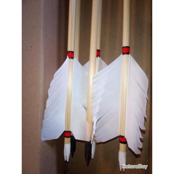 FLECHES FLUFLU BOIS BUCKTRAIL 50#/30" - 11/32 - 100Gr