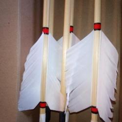 FLECHES FLUFLU BOIS BUCKTRAIL 55#/30" - 11/32 - 100Gr
