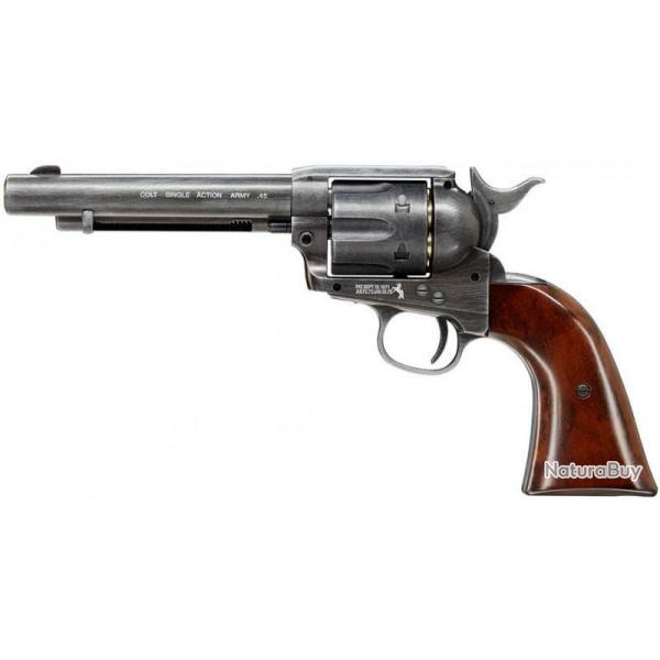Revolver CO2 Colt Simple Action Army 45 antique  diabolos cal. 4.5 mm