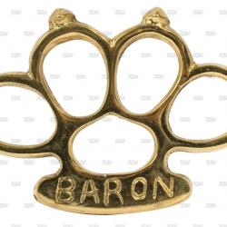 Poing américain BARON laiton poli