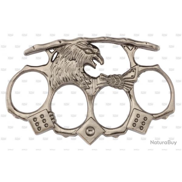 Poing amricain Aigle et Ds en argent