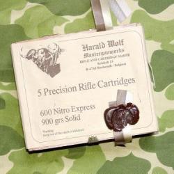 Boite vide en bois de cartouches 600 Nitro HWM