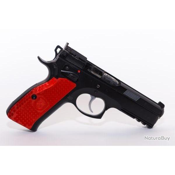 Grips fins M-ARMS Monarch 1 CZ 75 & SHADOW 1/2 Rouge