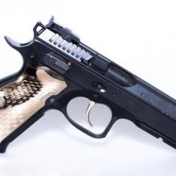 Grips M-ARMS 3D President CZ 75 & SHADOW 1/2 Plaqué OR