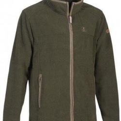 Blouson polaire Scotland kaki PERCUSSION