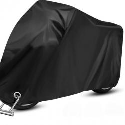 Housse de Protection pour Moto 265x105x125 cm Etanche Tissu Oxford 190T Exterieur Livraison Gratuite