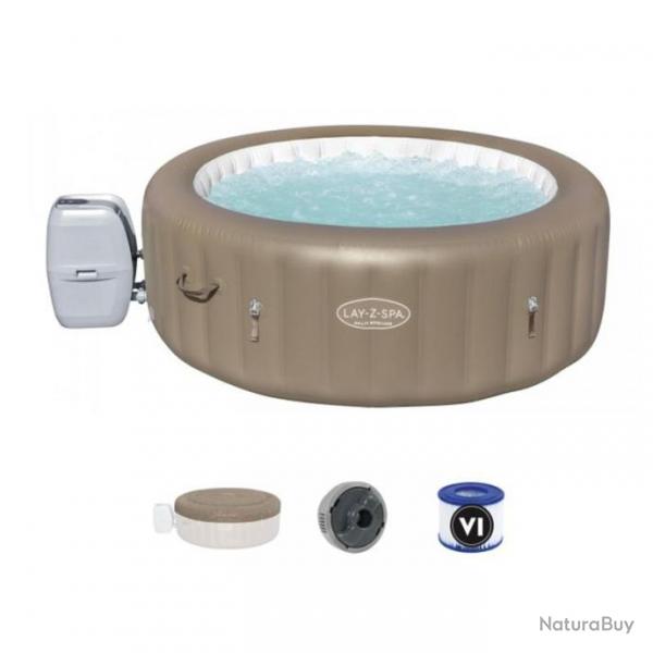 Spa gonflable Bestway  60017 Lay-Z-Spa Palm Springs Airjet(TM) rond 6 personnes, systme de massage