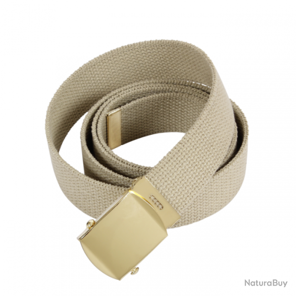 Ceinture Militaire toile Rothco - Beige