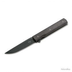 Couteau pliant Urban Trapper Linear Micarta Böker Plus - Noir