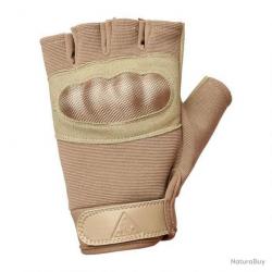 Gants mitaines coqués Stretch Desert Ares Beige