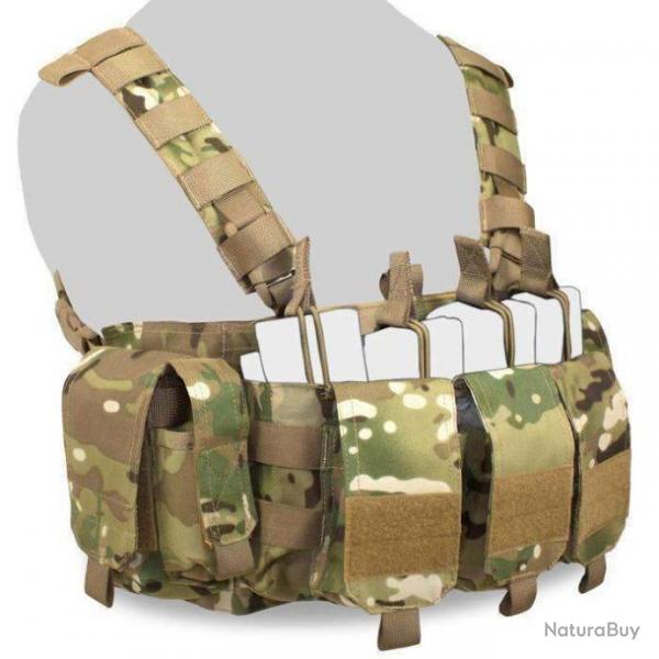 Gilet tactique Chest Rig FLI Bulldogt Tactical - Vert olive