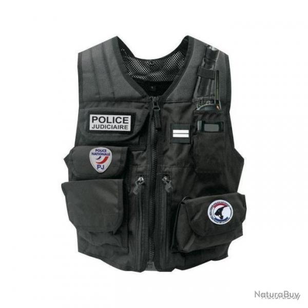 Gilet d'intervention Douane Patrol Equipement Noir L