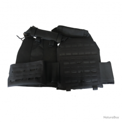 Gilet porte-plaques SM2A Bulldog Tactical - Noir