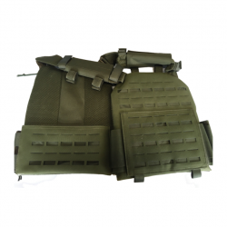 Gilet porte-plaques SM2A Bulldog Tactical - Vert olive