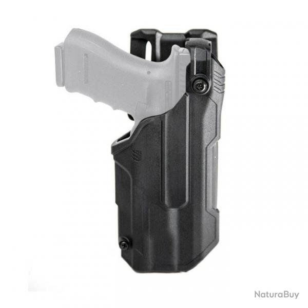 Holster T-Series LD3 LB TLR 1/2 Duty Glock 17/19 Blackhawk - Noir - Glock 17 / 19 / 22 / 23 / 31 / 3