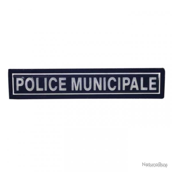 Insigne Police Barrette Police Municipale Patrol Equipement Bleu marine