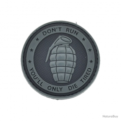 Morale patch Don'T Run Mil-Spec ID - Noir