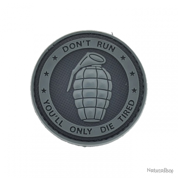 Morale patch Don'T Run Mil-Spec ID - Noir