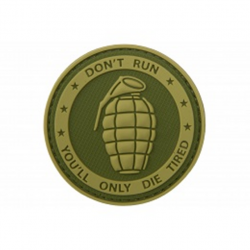 Morale patch Don'T Run Mil-Spec ID - Vert olive