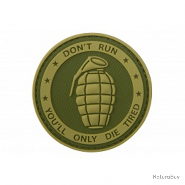 Morale patch Don'T Run Mil-Spec ID - Vert olive