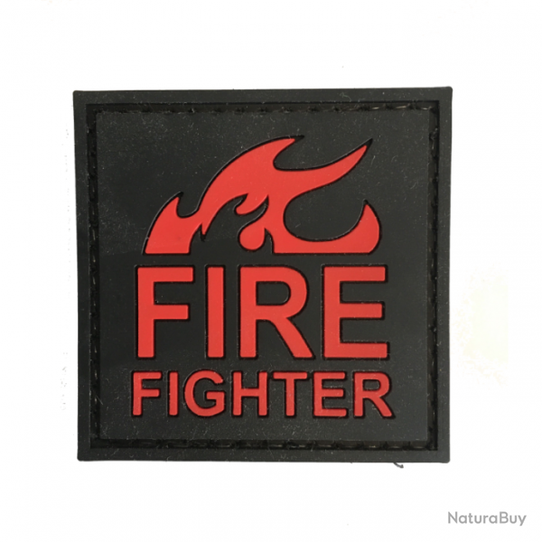 Morale patch Fire Fighter Mil-Spec ID - Noir