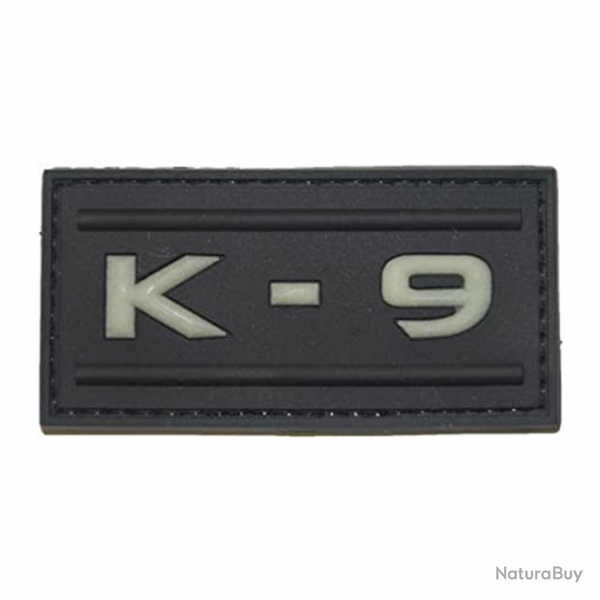 Morale patch K-9 Glow Mil-Spec ID - Noir