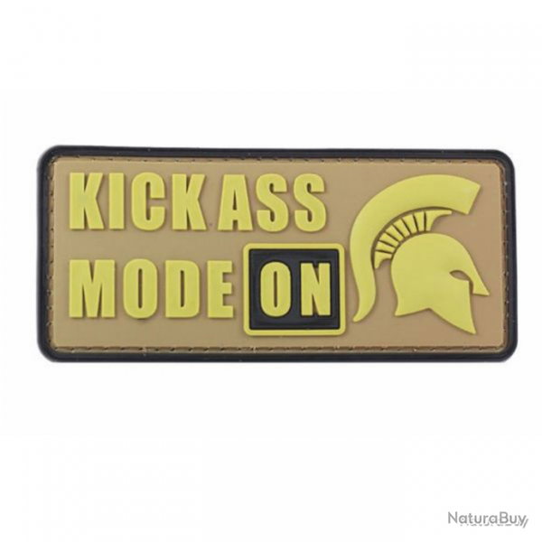 Morale patch Kickass Mode On Mil-Spec ID - Beige