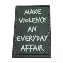 Morale patch MAKe Violence An Everyday Affair Mil-Spec ID - Vert