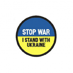 Morale patch Stop War I Stand With Ukraine MNSP