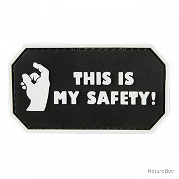 Morale patch This Is My Safety Mil-Spec ID - Noir