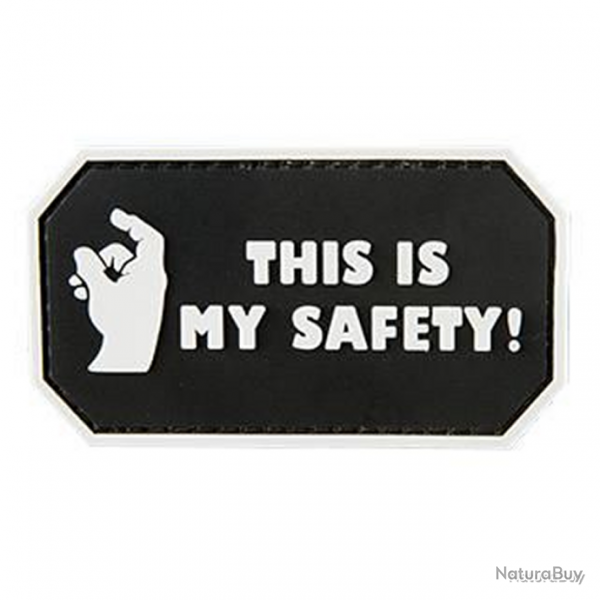 Morale patch This Is My Safety Mil-Spec ID - Noir